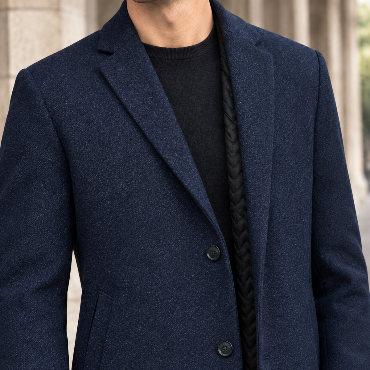 Rodolphe Single Breasted Overcoat