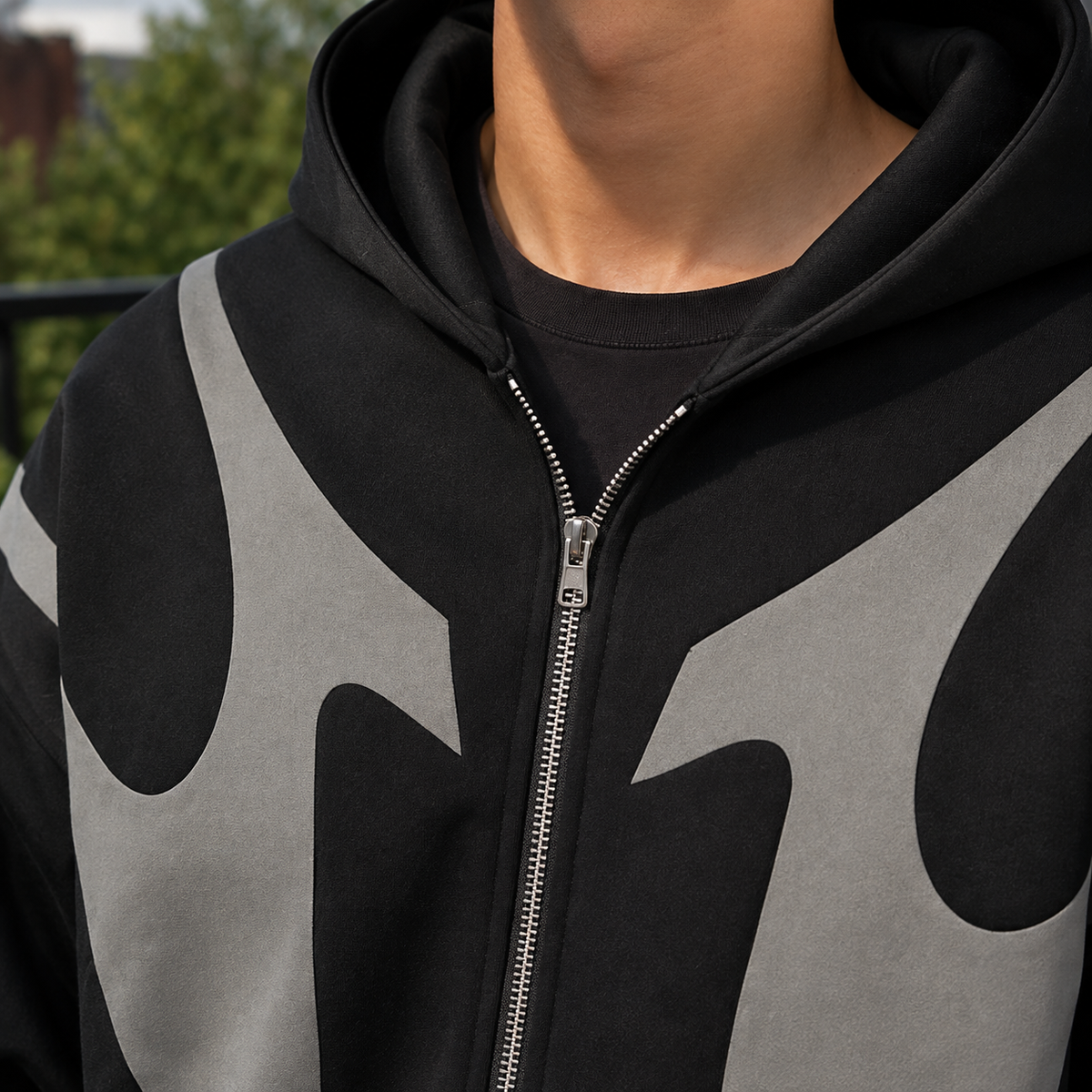 Zane-Scott Contrast Hoodie