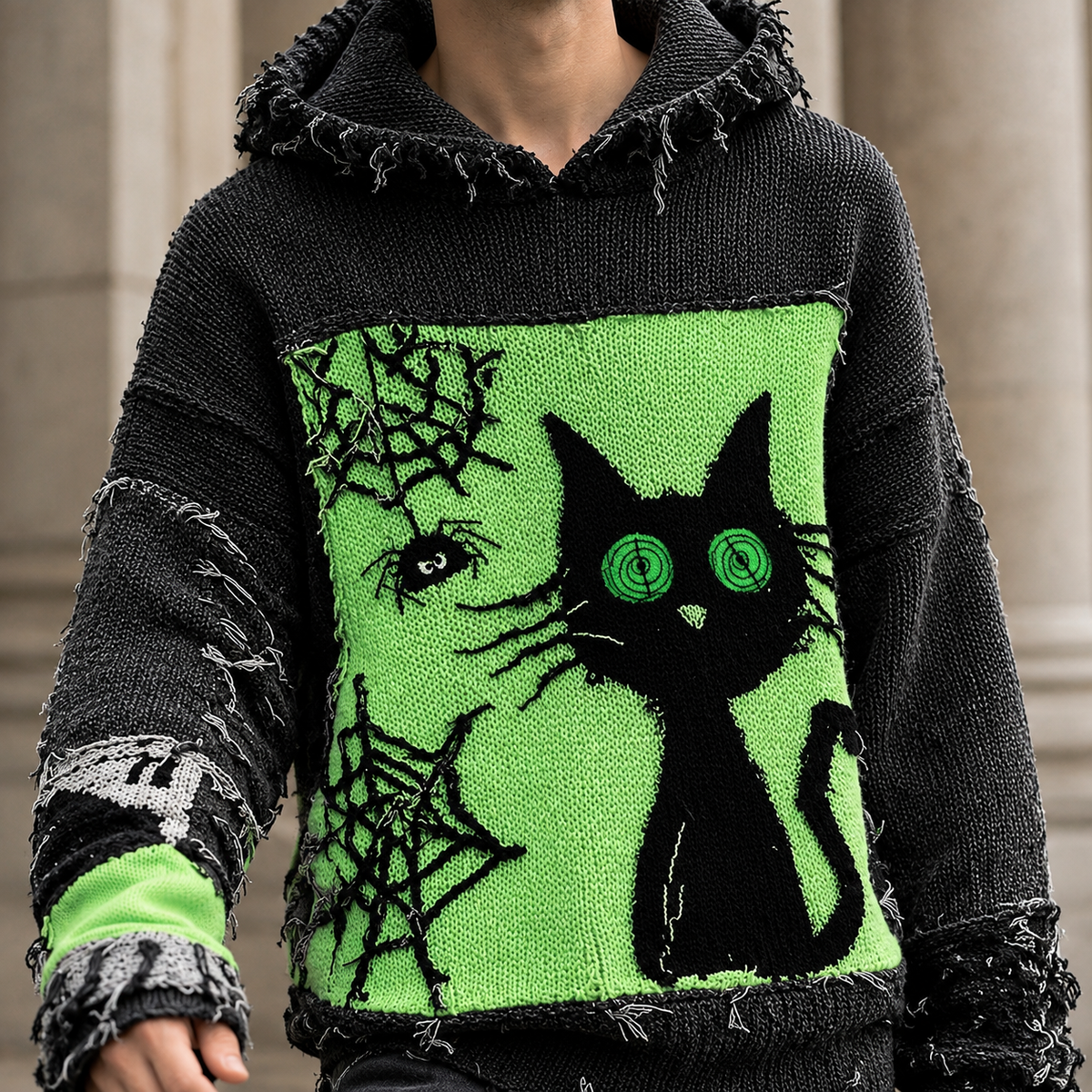 Valentin Cat Graphic Sweater