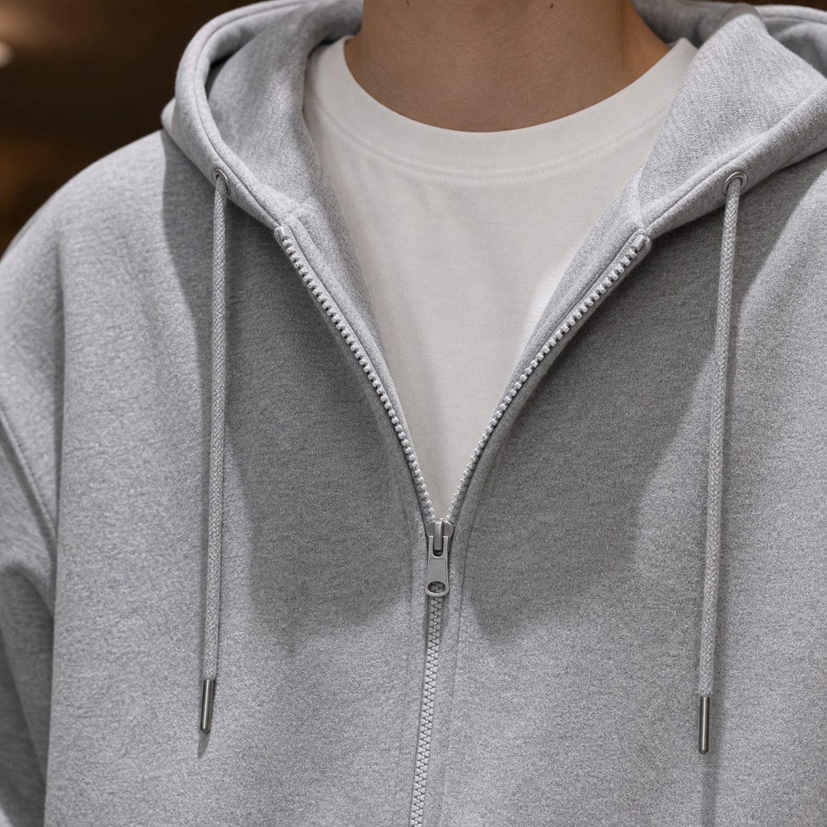 Brannock Oversized Zip Hoodie