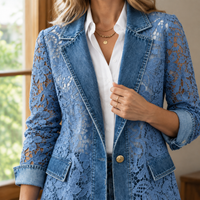 Carmen-Elise Lace Panel Jacket