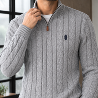 Freddie Cable Knit Sweater