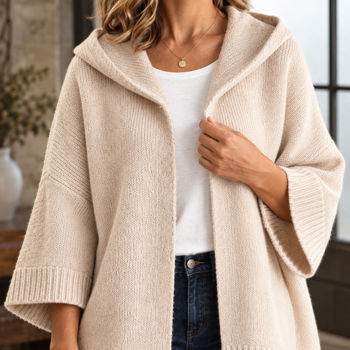 Valerie-Jane Hooded Cardigan