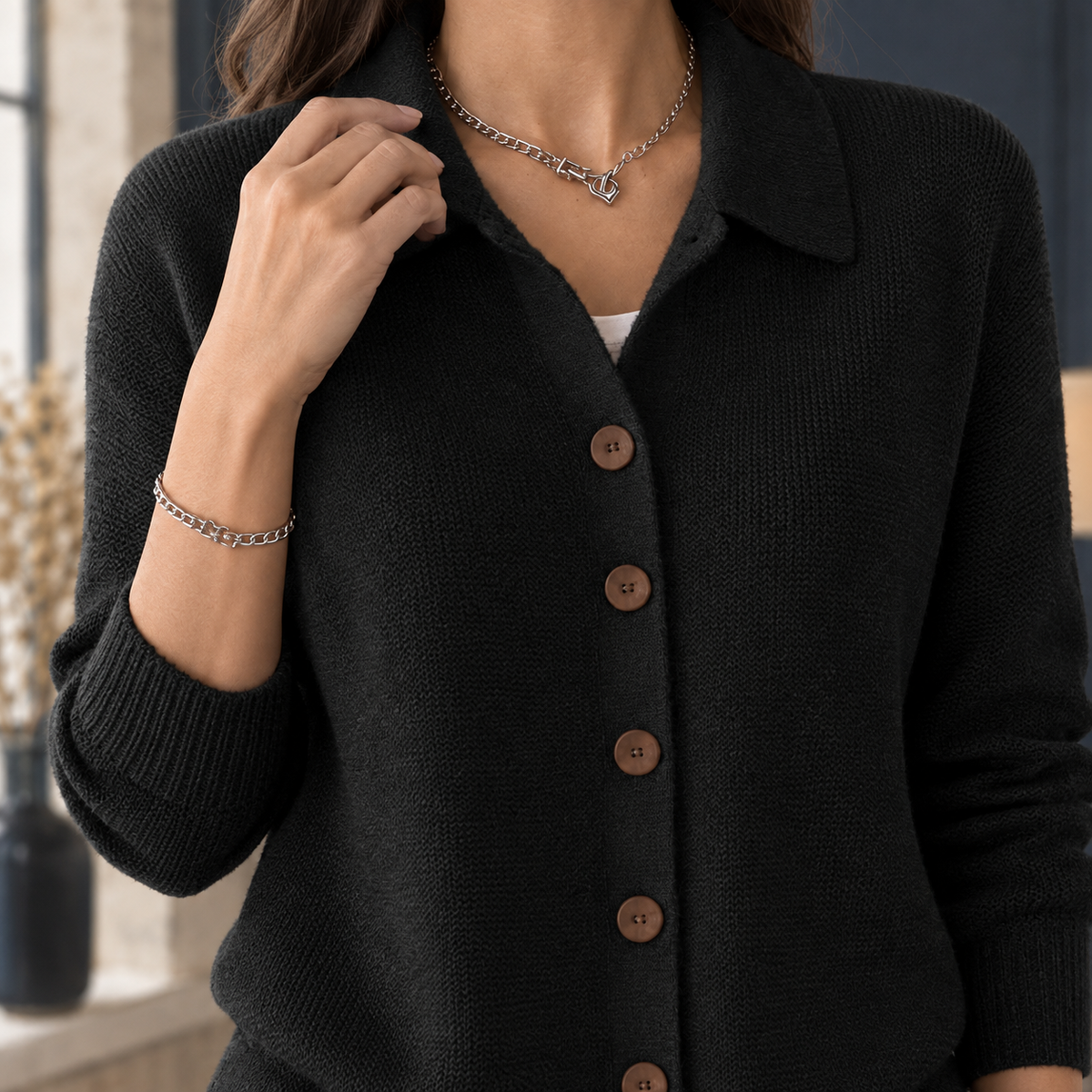 Berenice-Marie Wool Cardigan