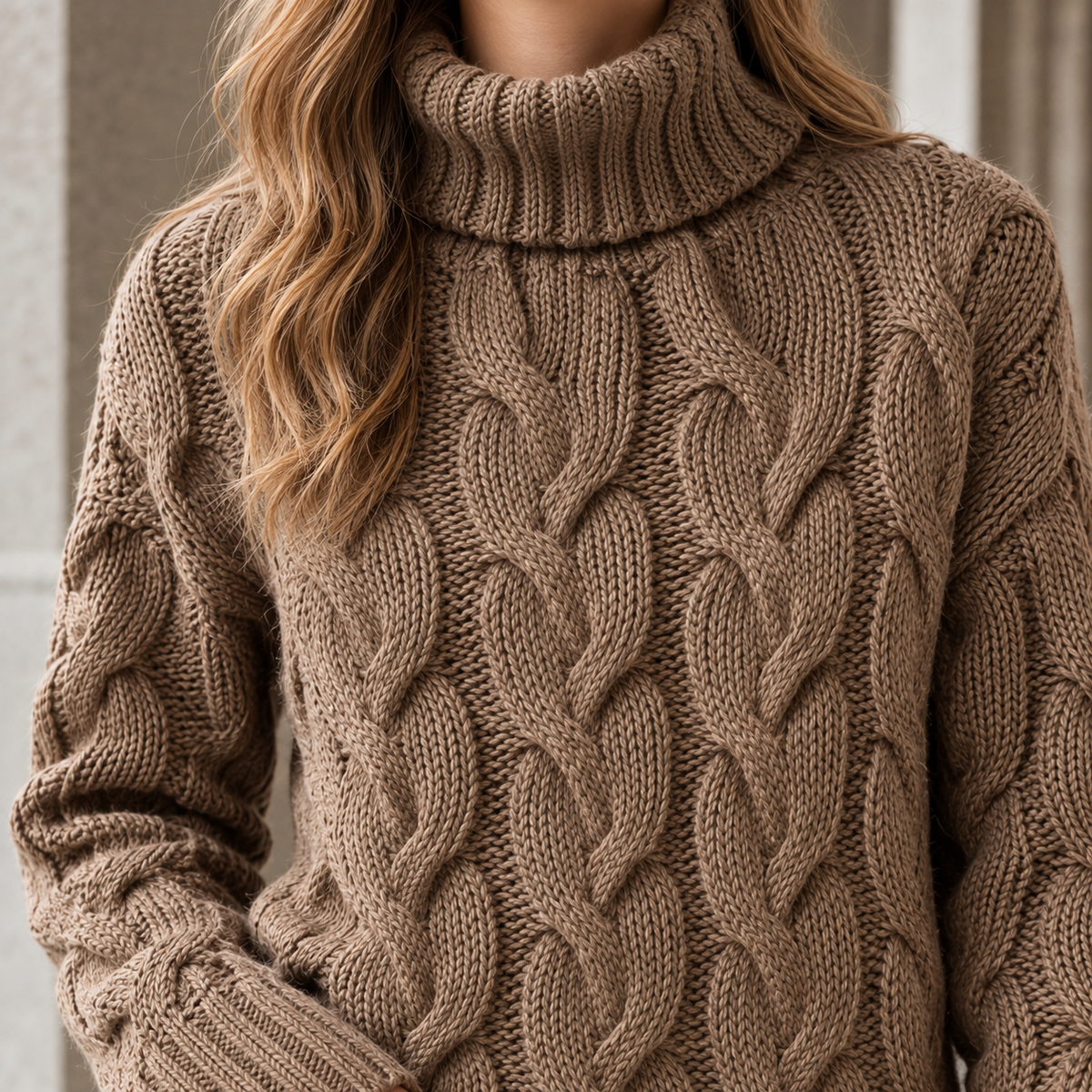 Hildegarde-Kate Cable Knit Sweater