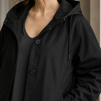 Zelda-Elise Hooded Overcoat