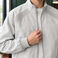 Ernest-Miles Ribbed Panel Jacket