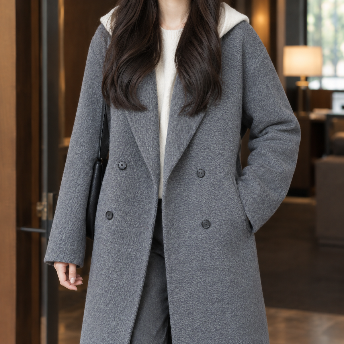 Aubrey-June Wool Coat