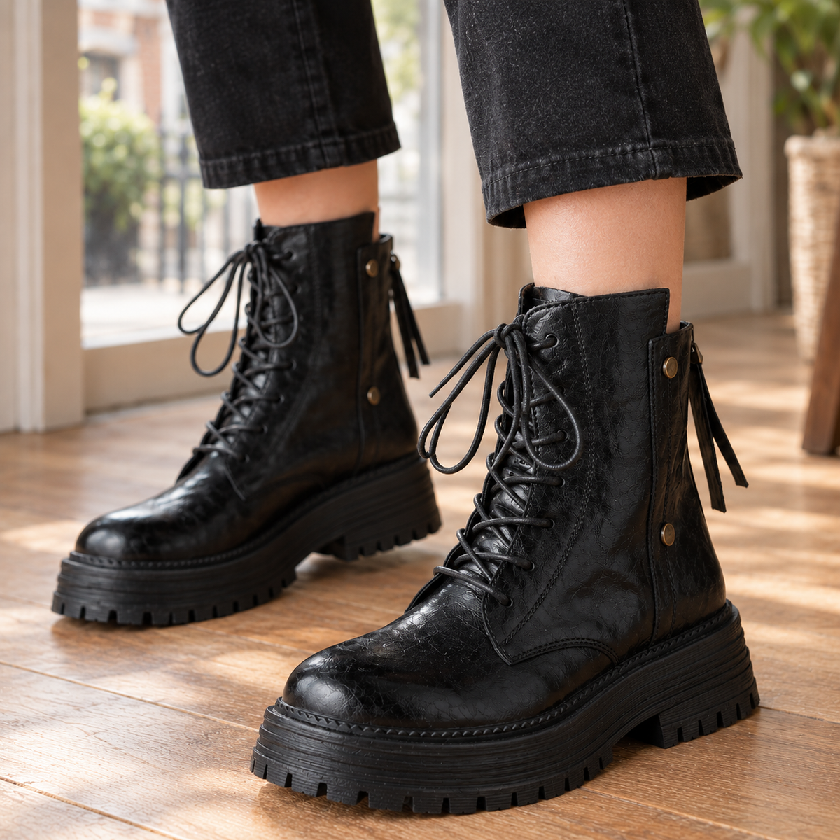 Caprera-Arezzo Lace-Up Boots