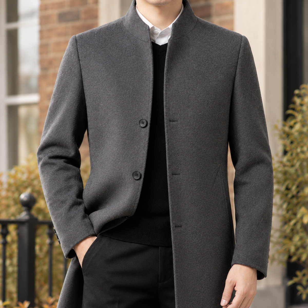 Duarte Cashmere-Feel Coat