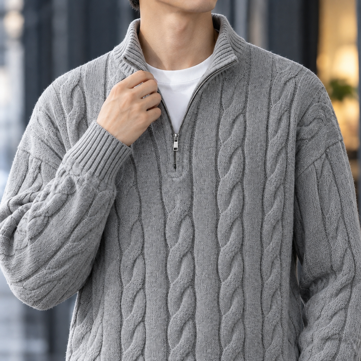 Noah Cable Knit Sweater