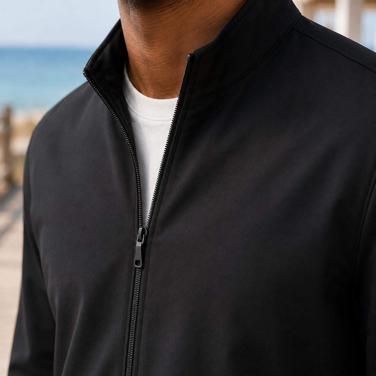Rocco-Lane Stand Collar Jacket
