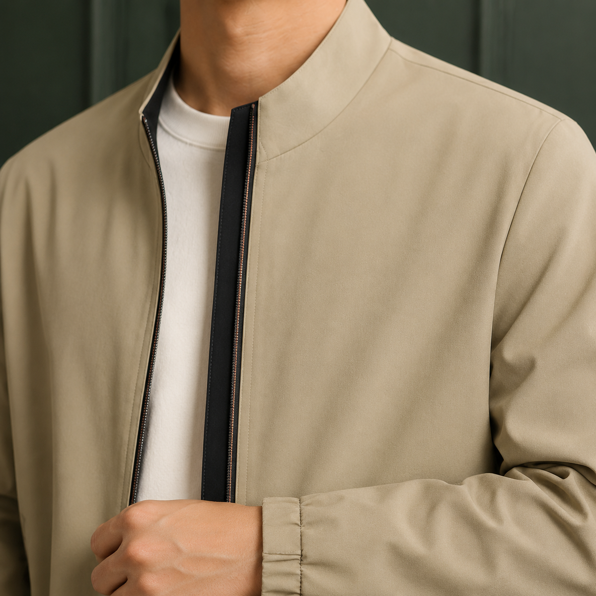 Theodric Stand Collar Jacket
