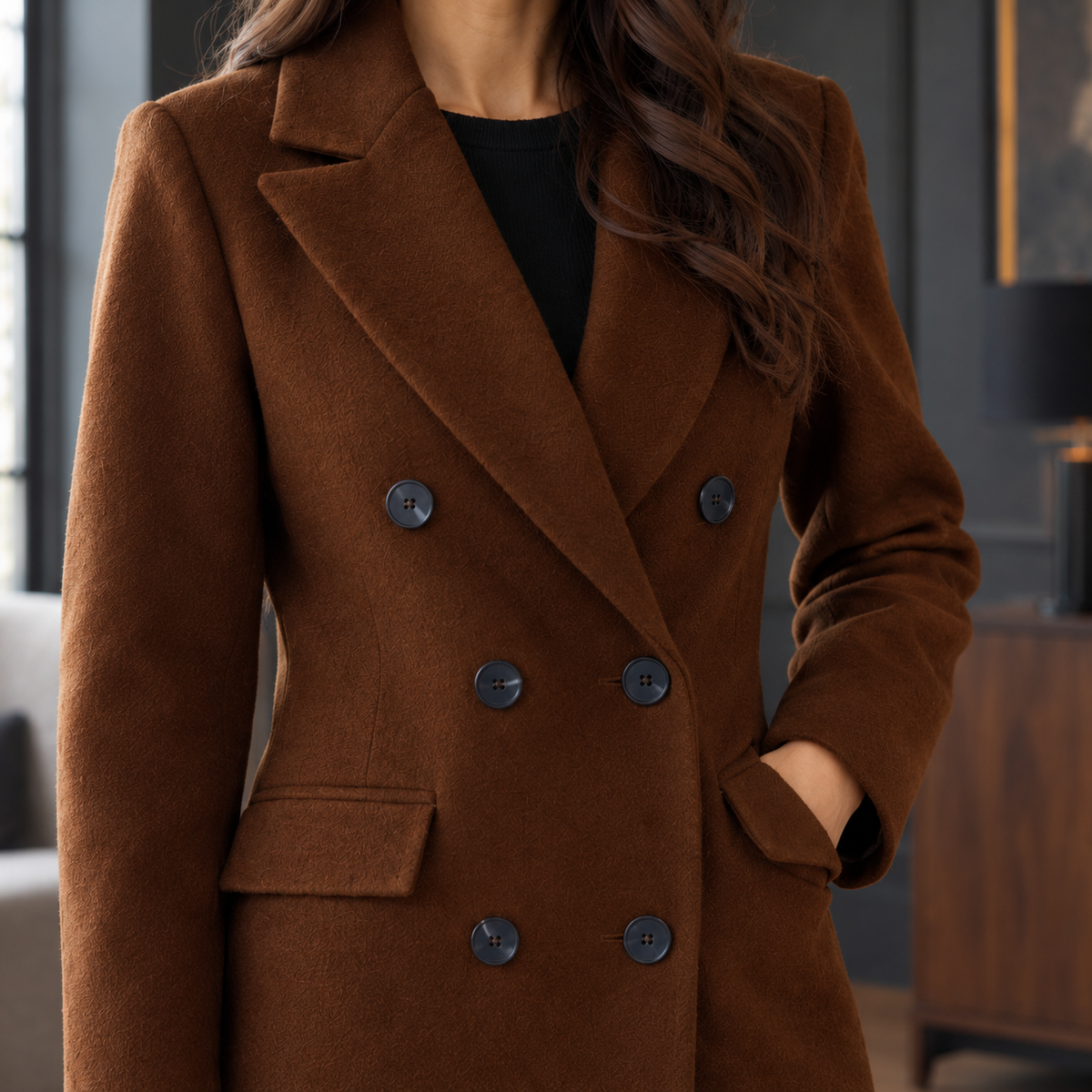 Sidonie-Claire Cashmere-Feel Coat