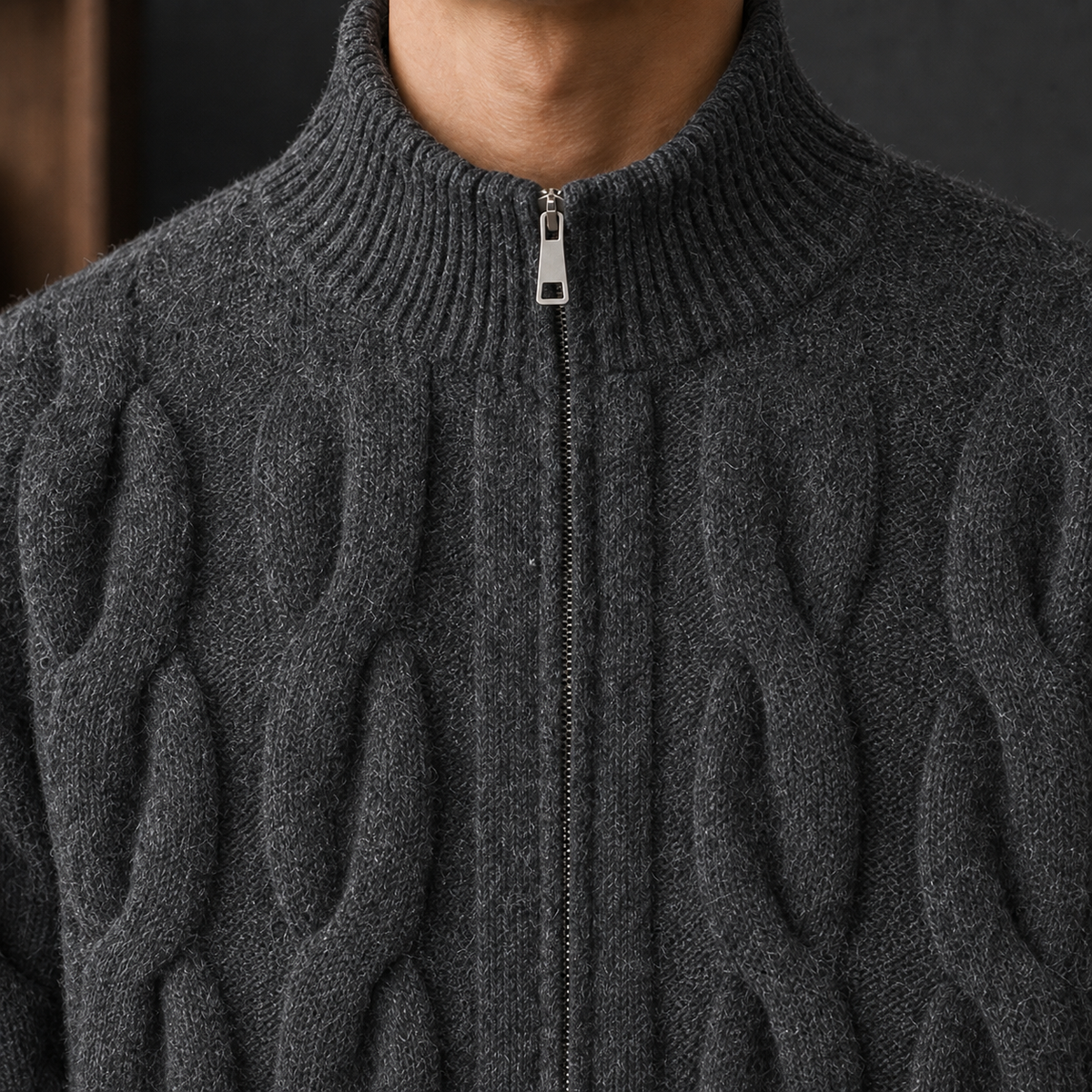 Blake Cable Knit Cardigan