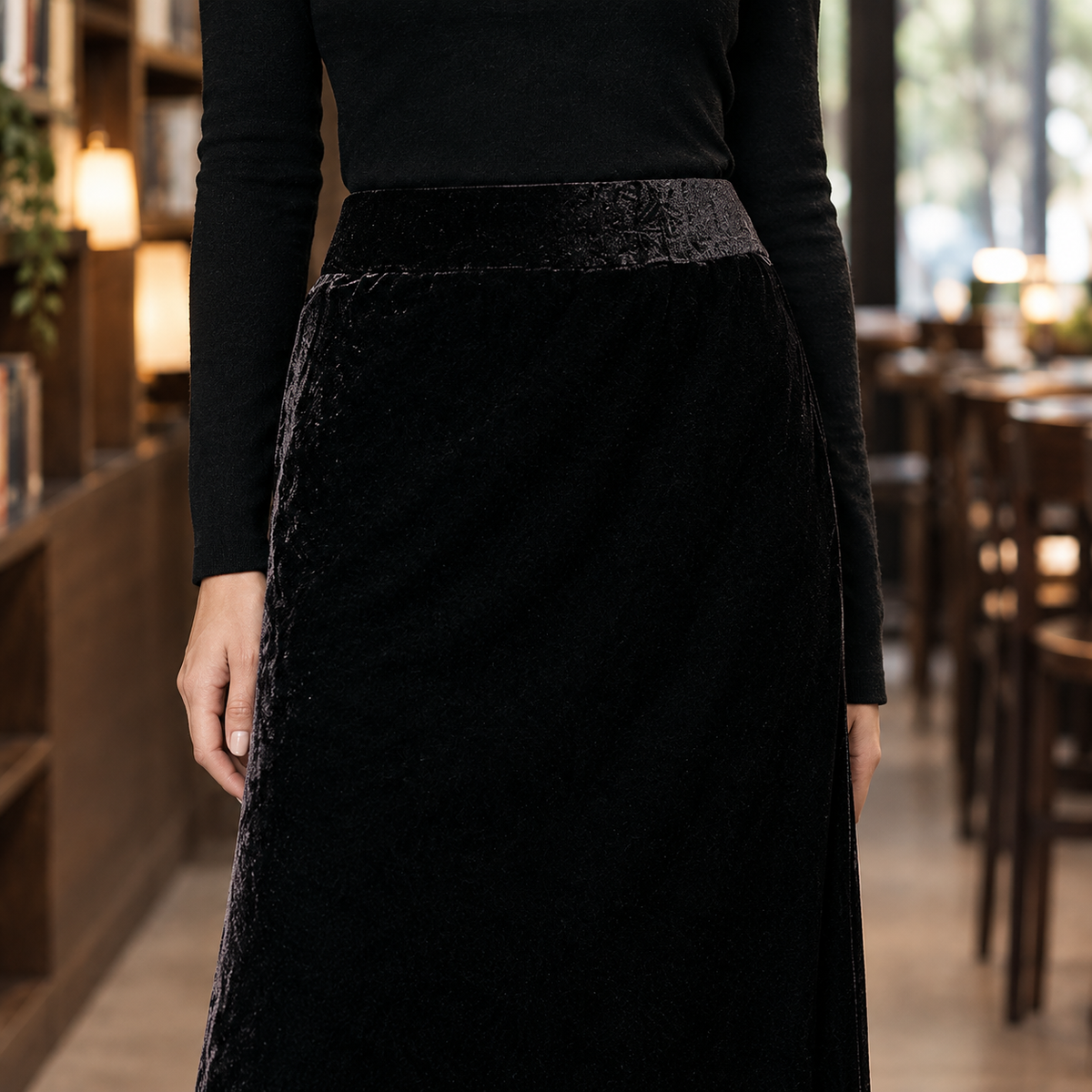 Rosalie-Rae Velvet Skirt