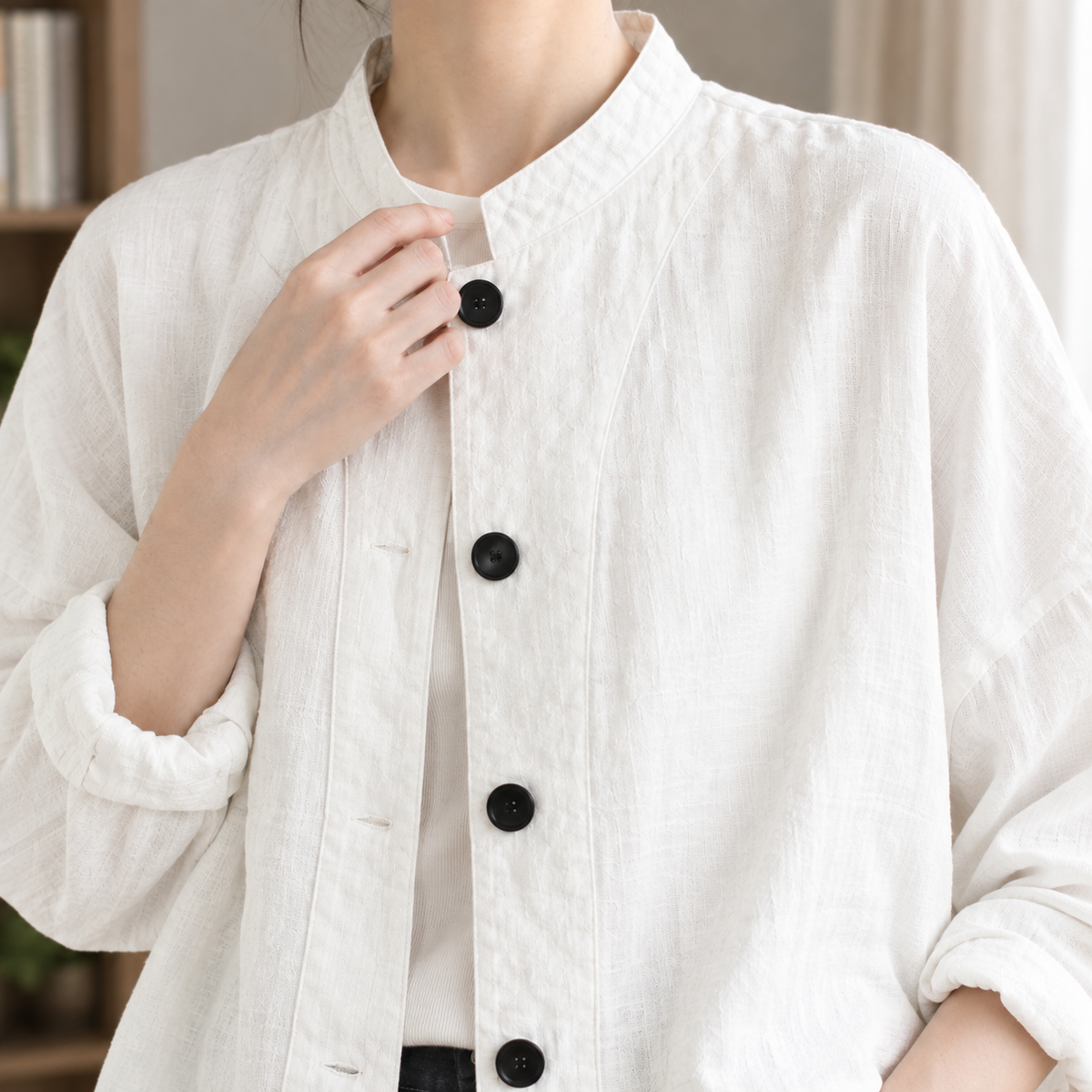 Rachel Stand Collar Jacket