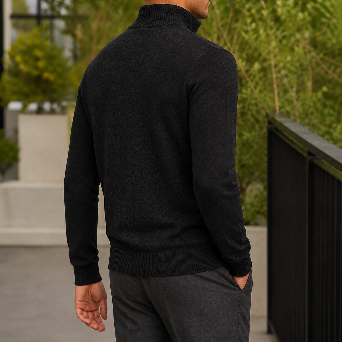 Ignatius Quarter Zip Sweater