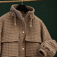 Fenna-Rose Houndstooth Utility Jacket