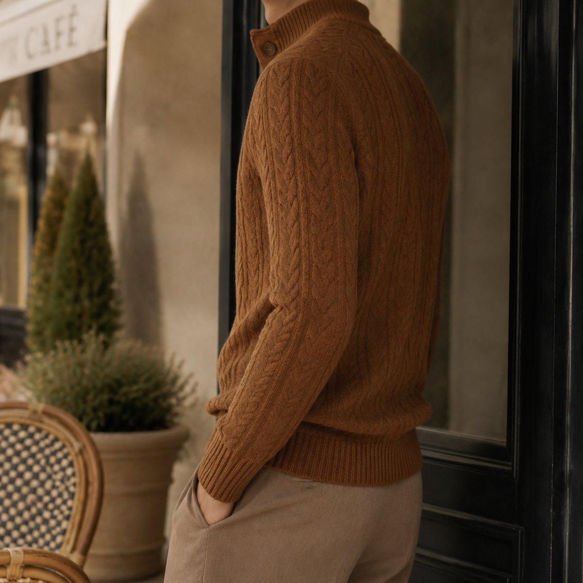 Barnaby Cashmere-Feel Sweater