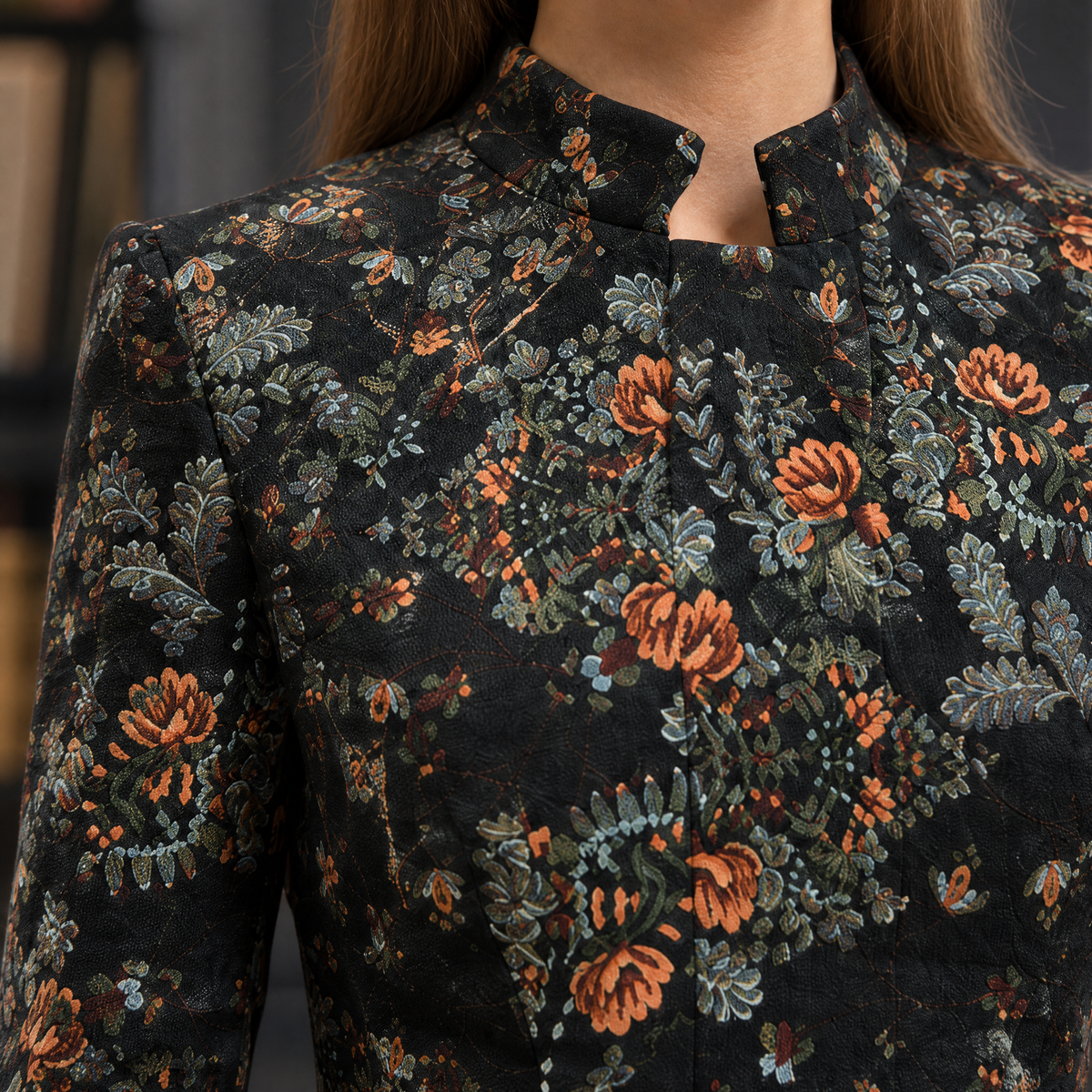 Alba-Jane Floral Peplum Jacket