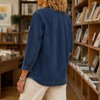 Adele-Jade Washed Cotton Jacket