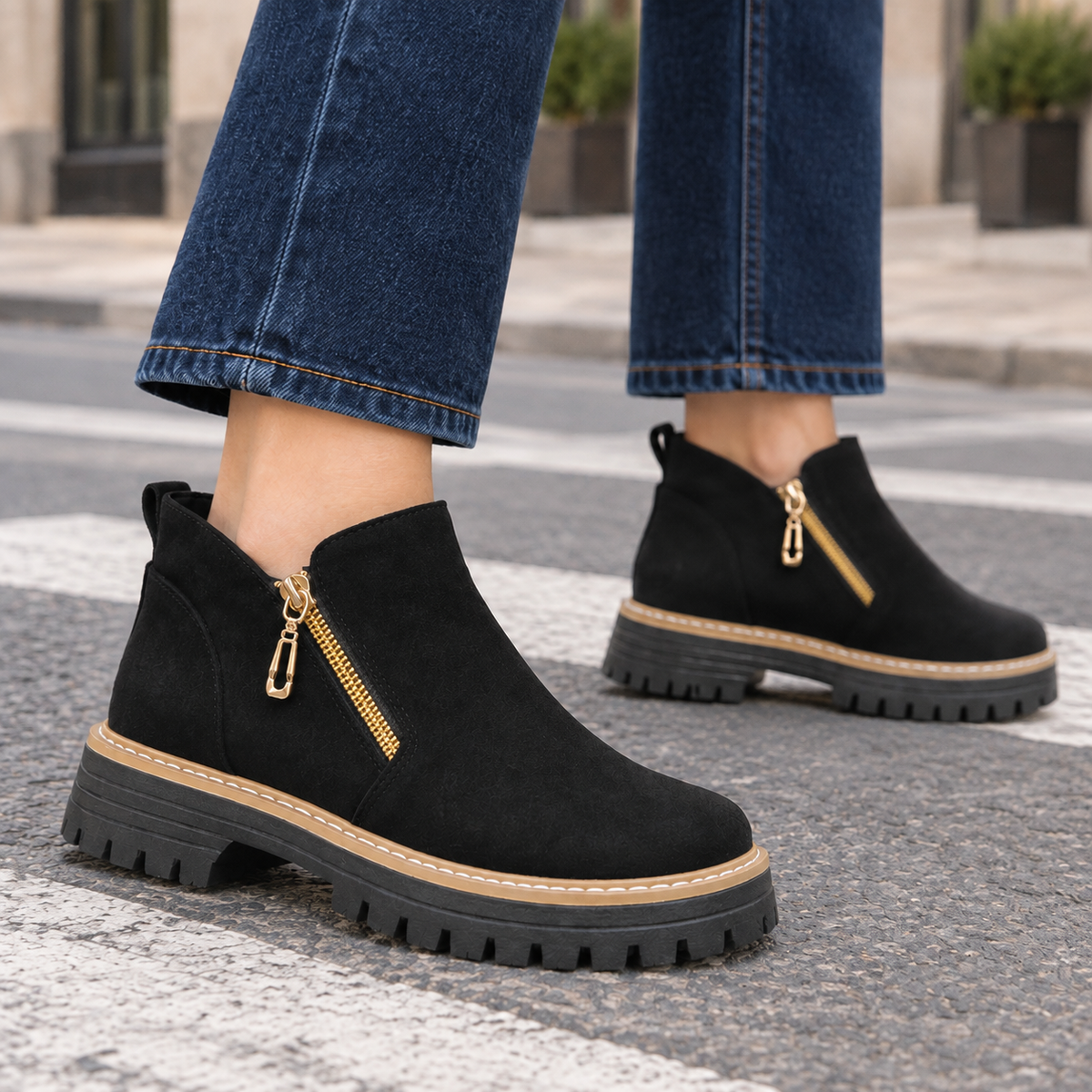 Pignatelli Faux Suede Ankle Boots