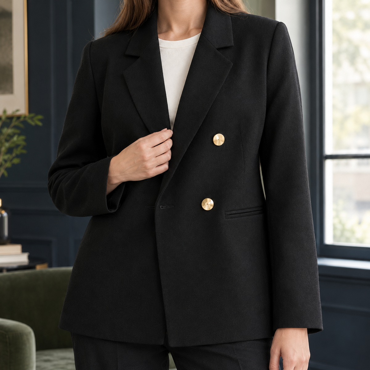 Cleo-Claire Double Breasted Blazer