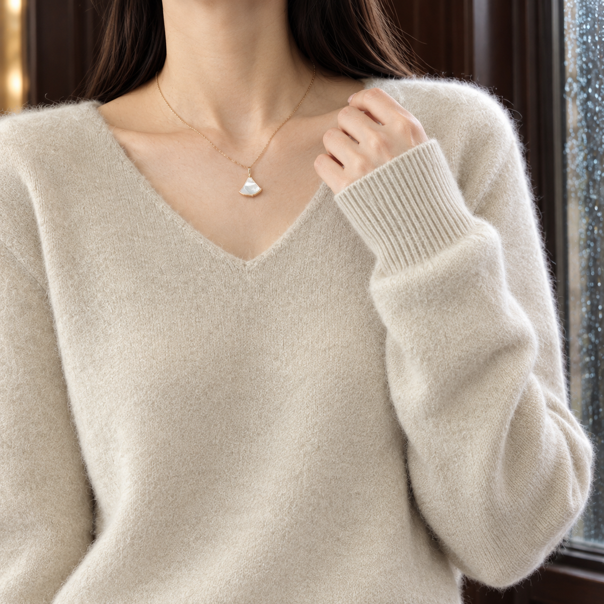 Imogen-Mae V-Neck Sweater