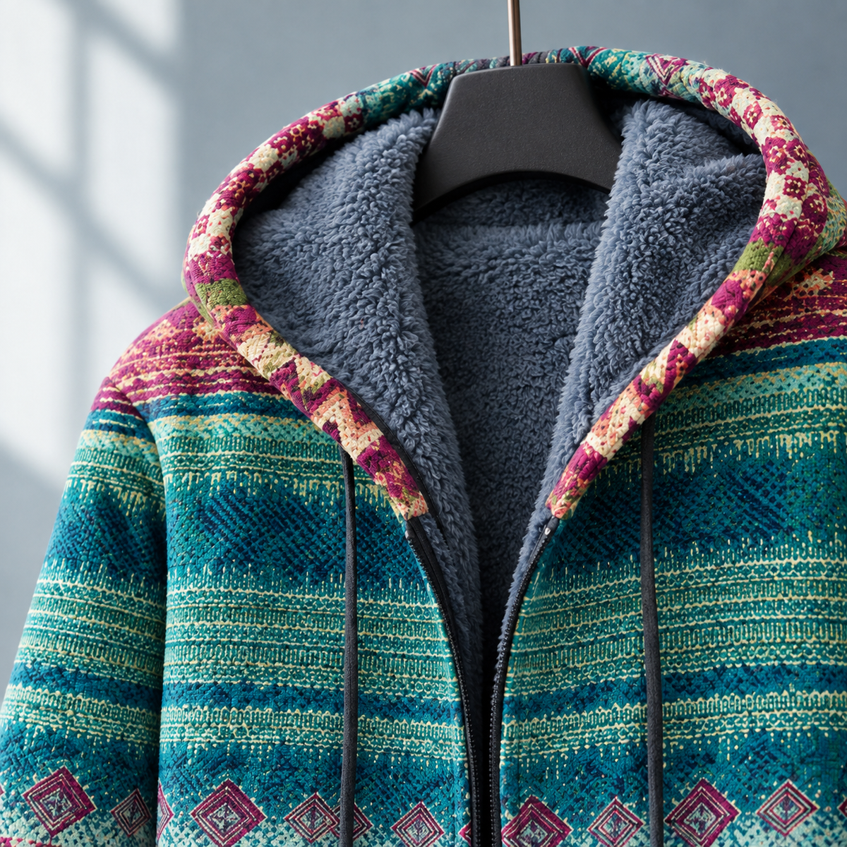 Matthias-Grant Hooded Cardigan
