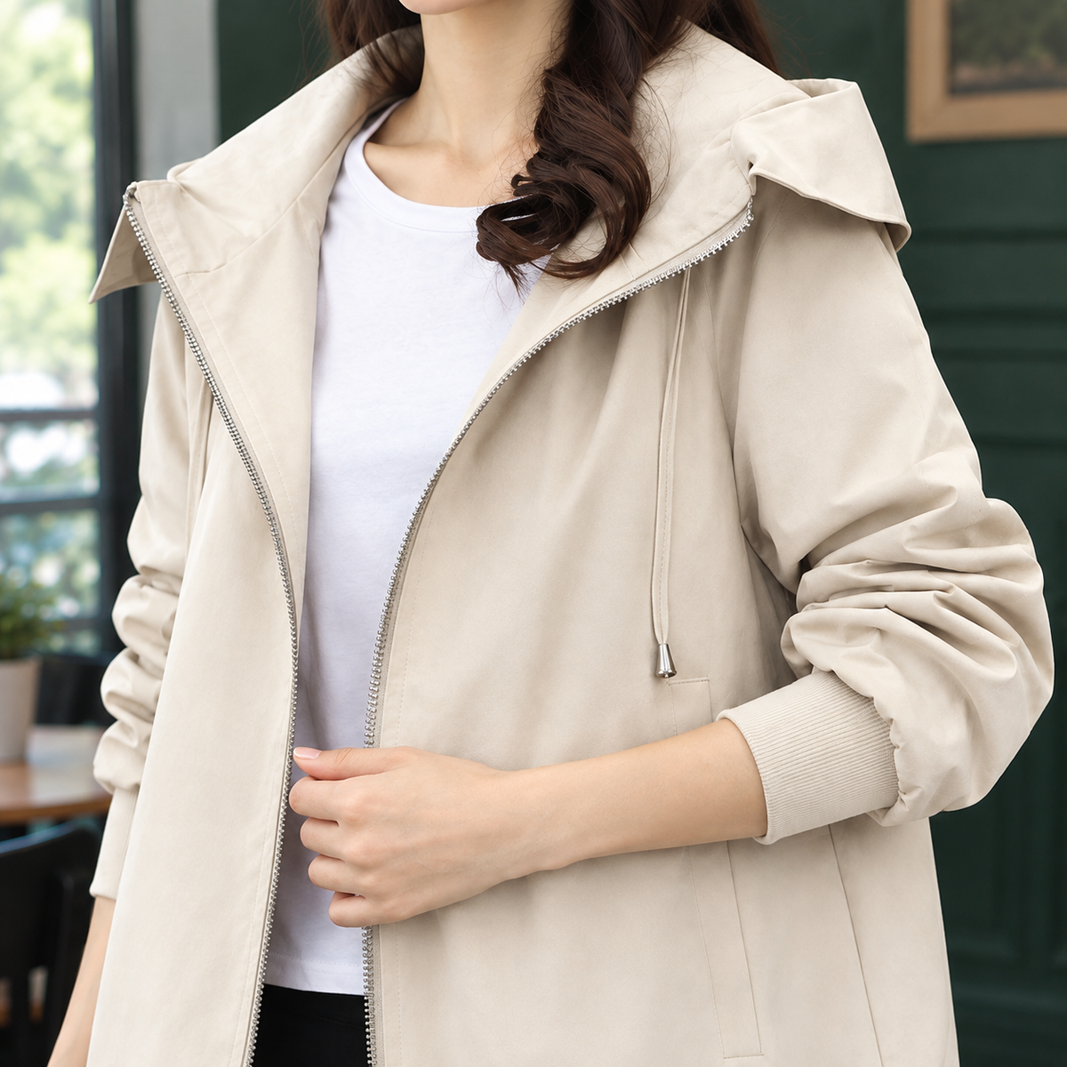 Aiglon-Louise Hooded Jacket