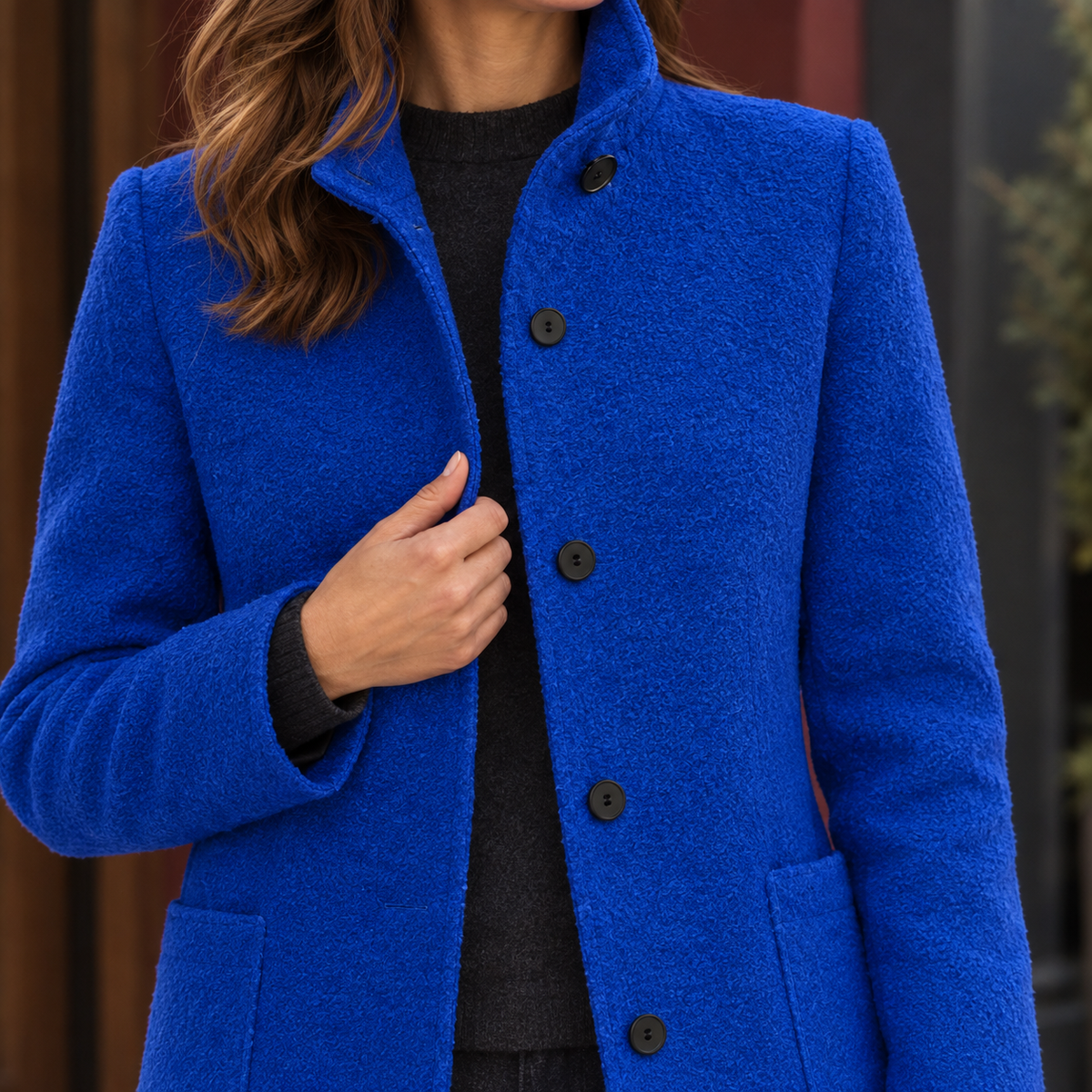 Becca Stand Collar Coat