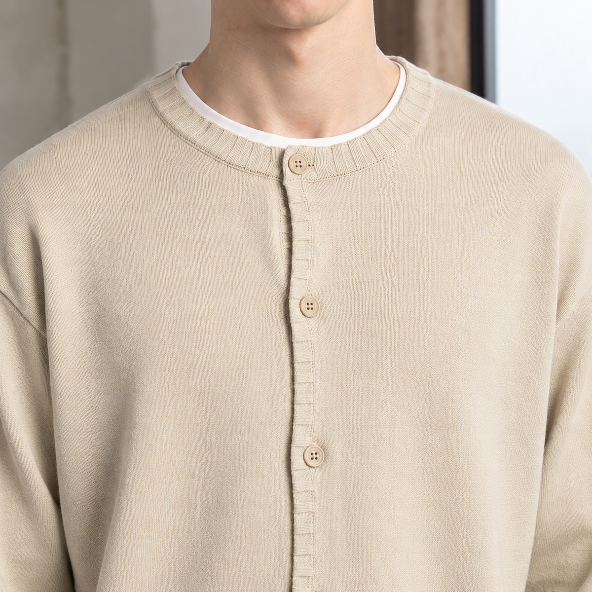 Adrian-Tate Button-Front Cardigan