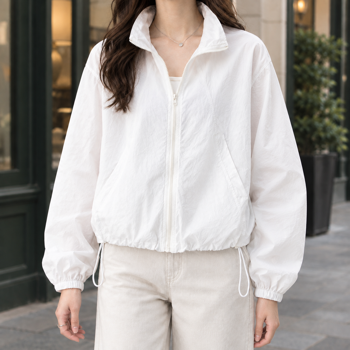 Eva-Eve Relaxed Zip Jacket