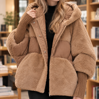 Ilaria-Kate Plush Panel Jacket