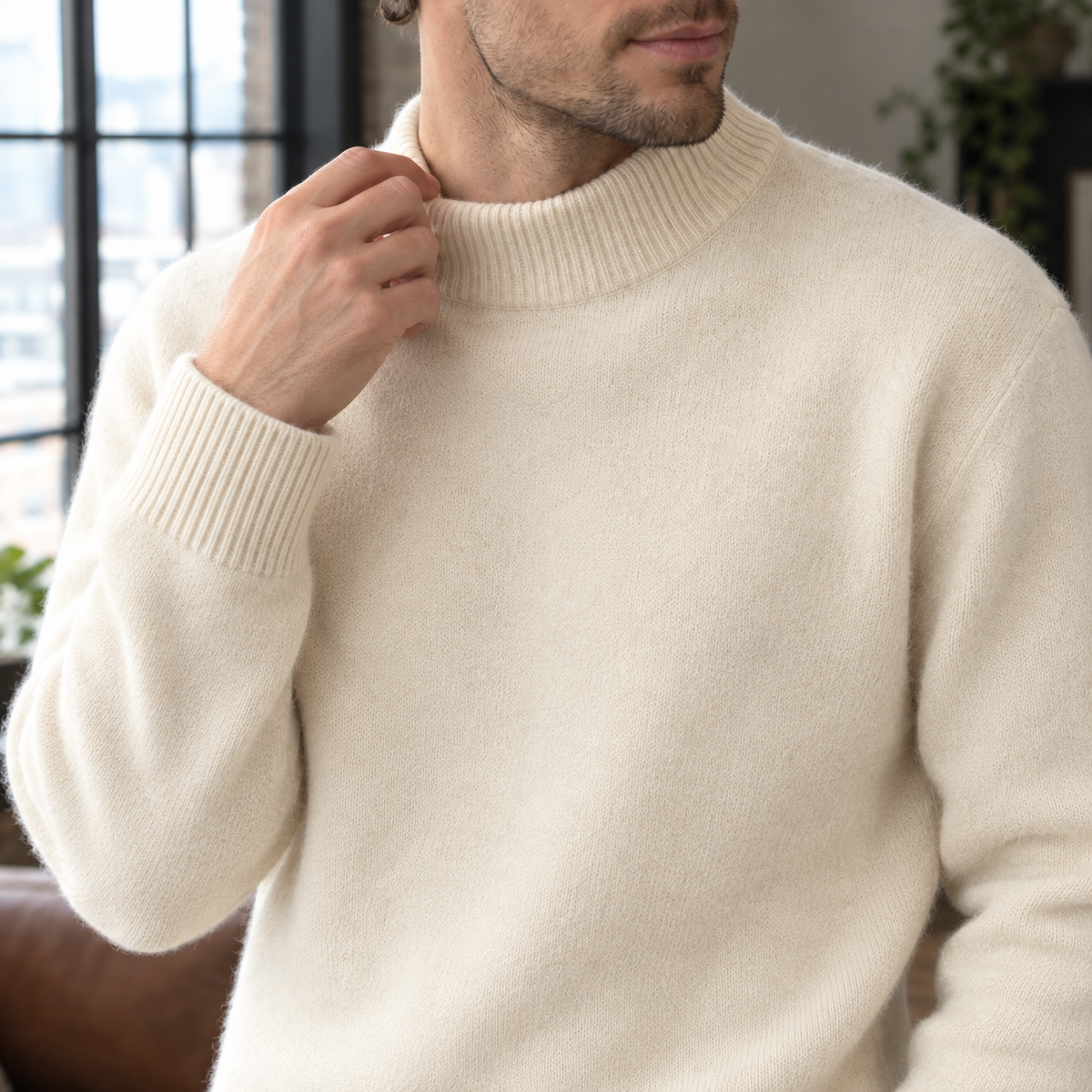Victor-Ellis Cashmere-Feel Sweater