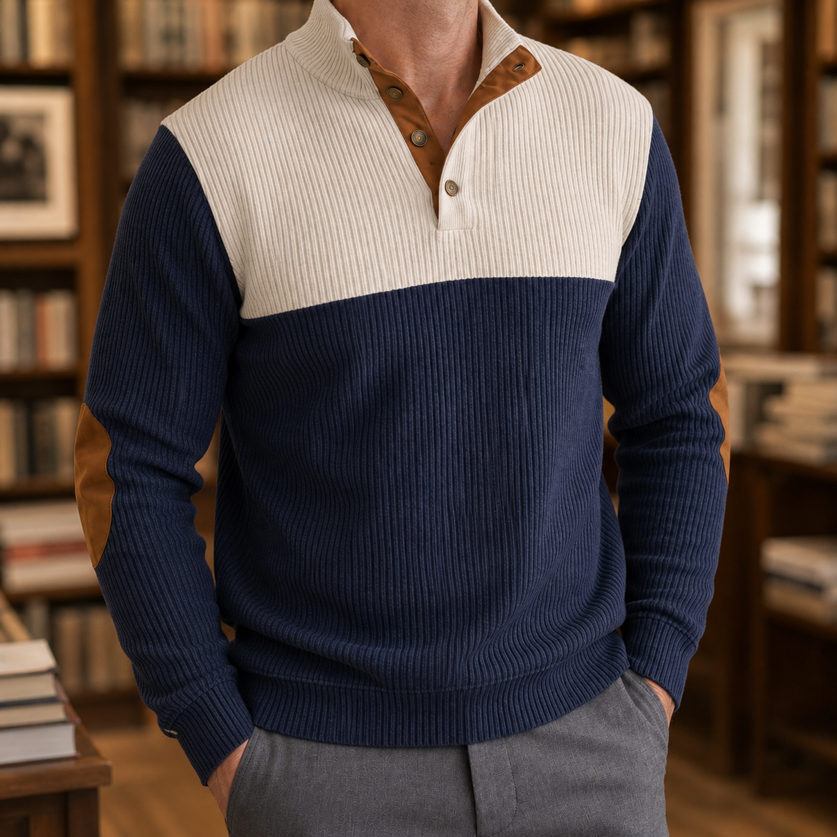Rocco-Rhys High Collar Sweater