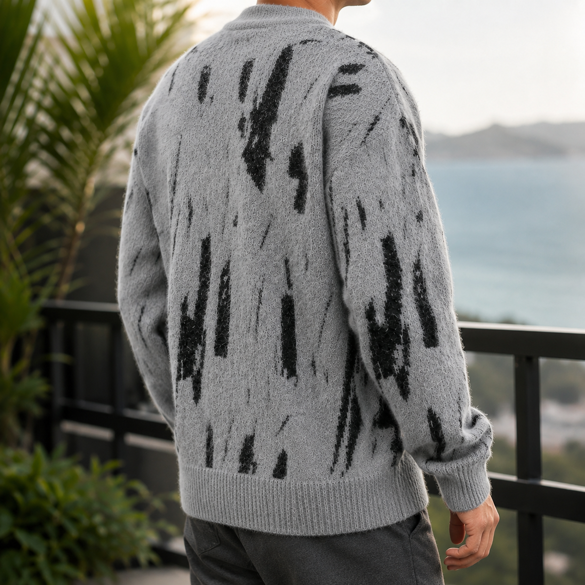 Julian Abstract Sweater