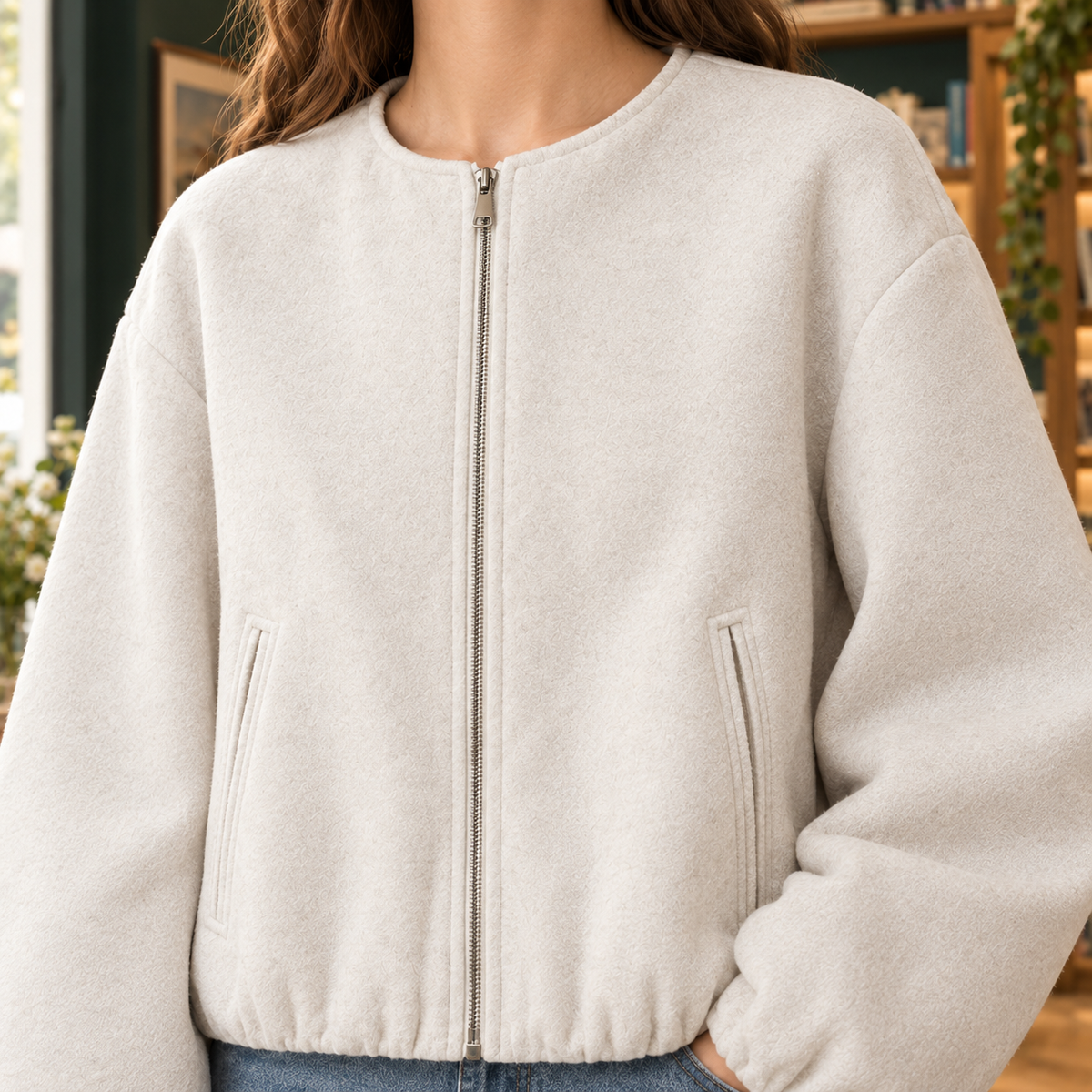 Paula Collarless Jacket