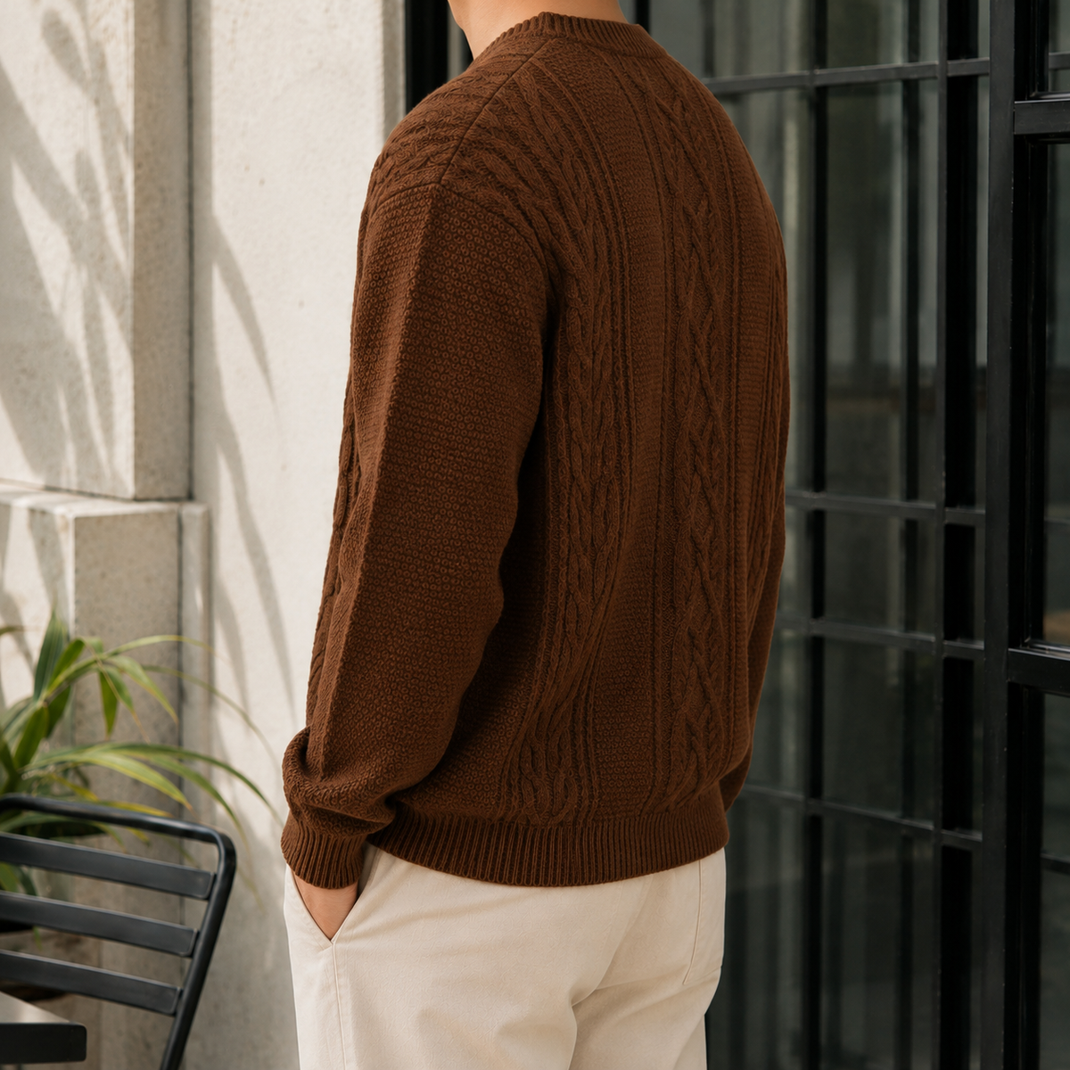 August Cable Knit Sweater