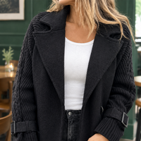 Romy-Eve Mixed Texture Coat