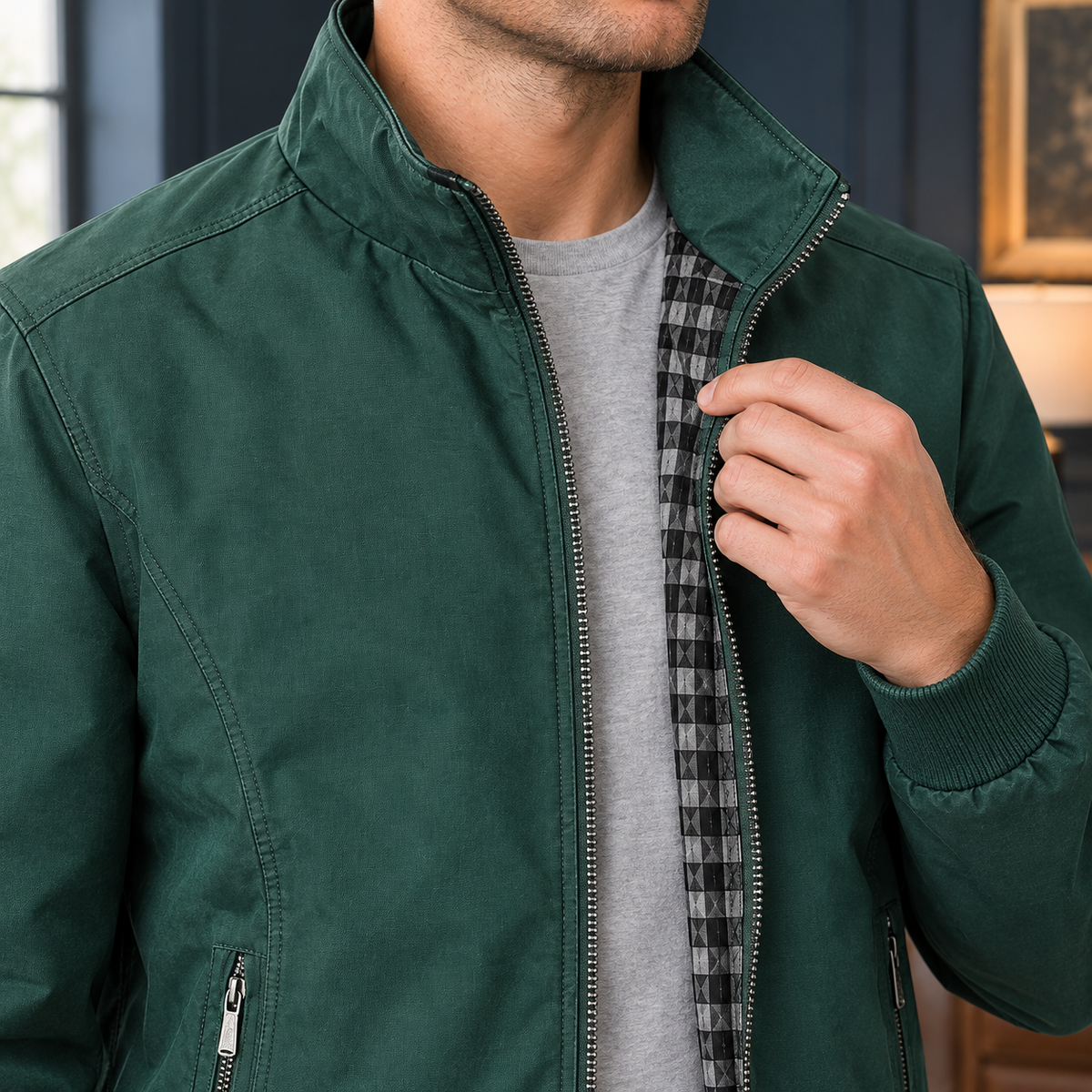 Joseph-Flynn Zip-Front Jacket
