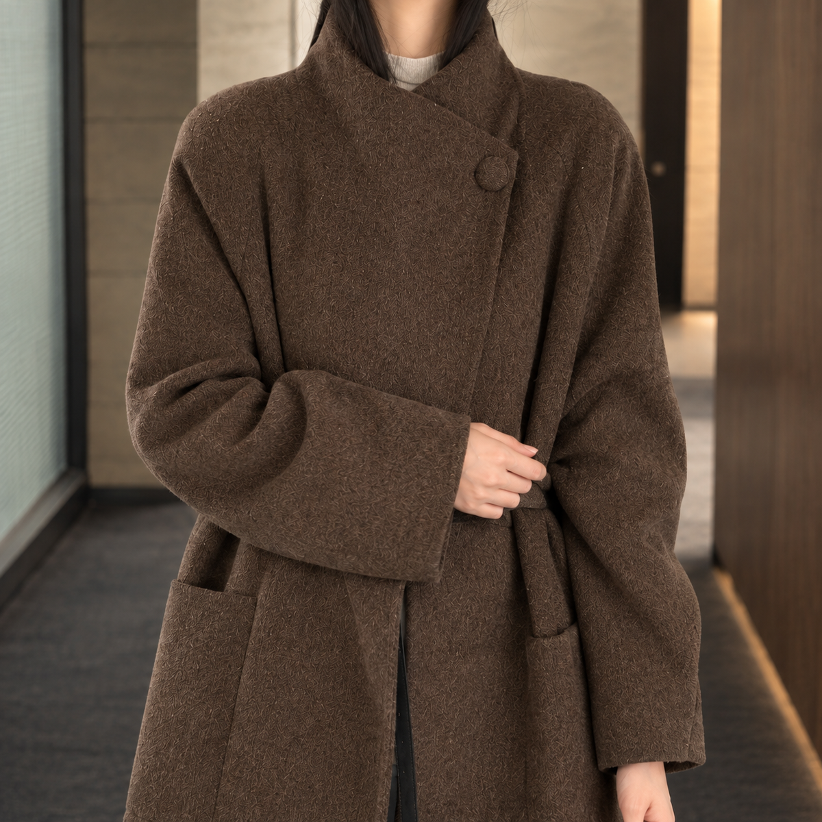 Carina-Kate Asymmetric Coat