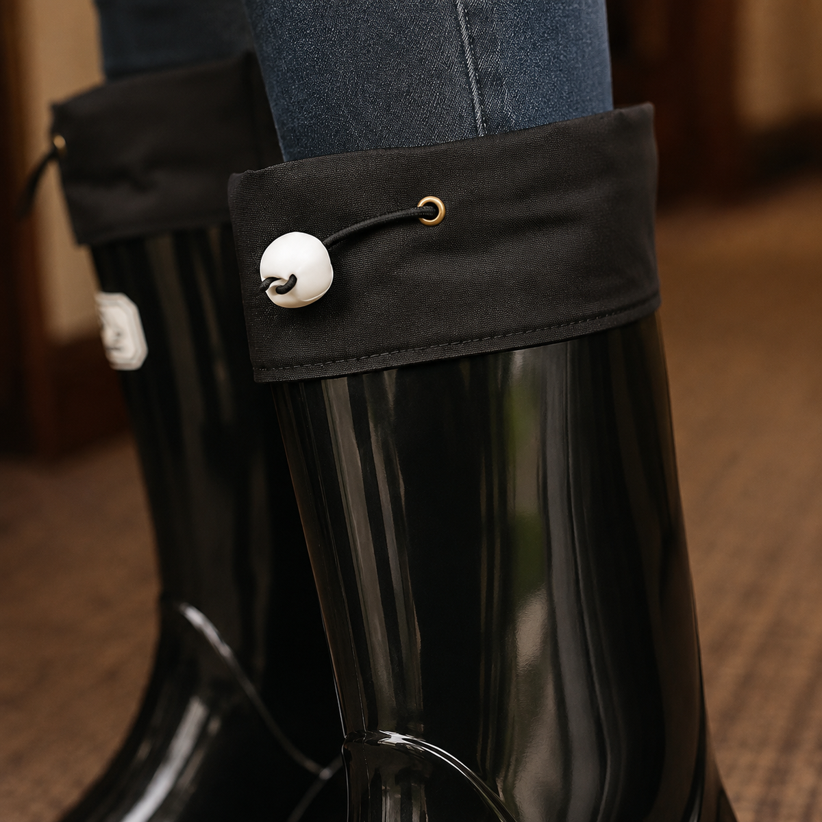 Caffaro Drawstring Rain Boots