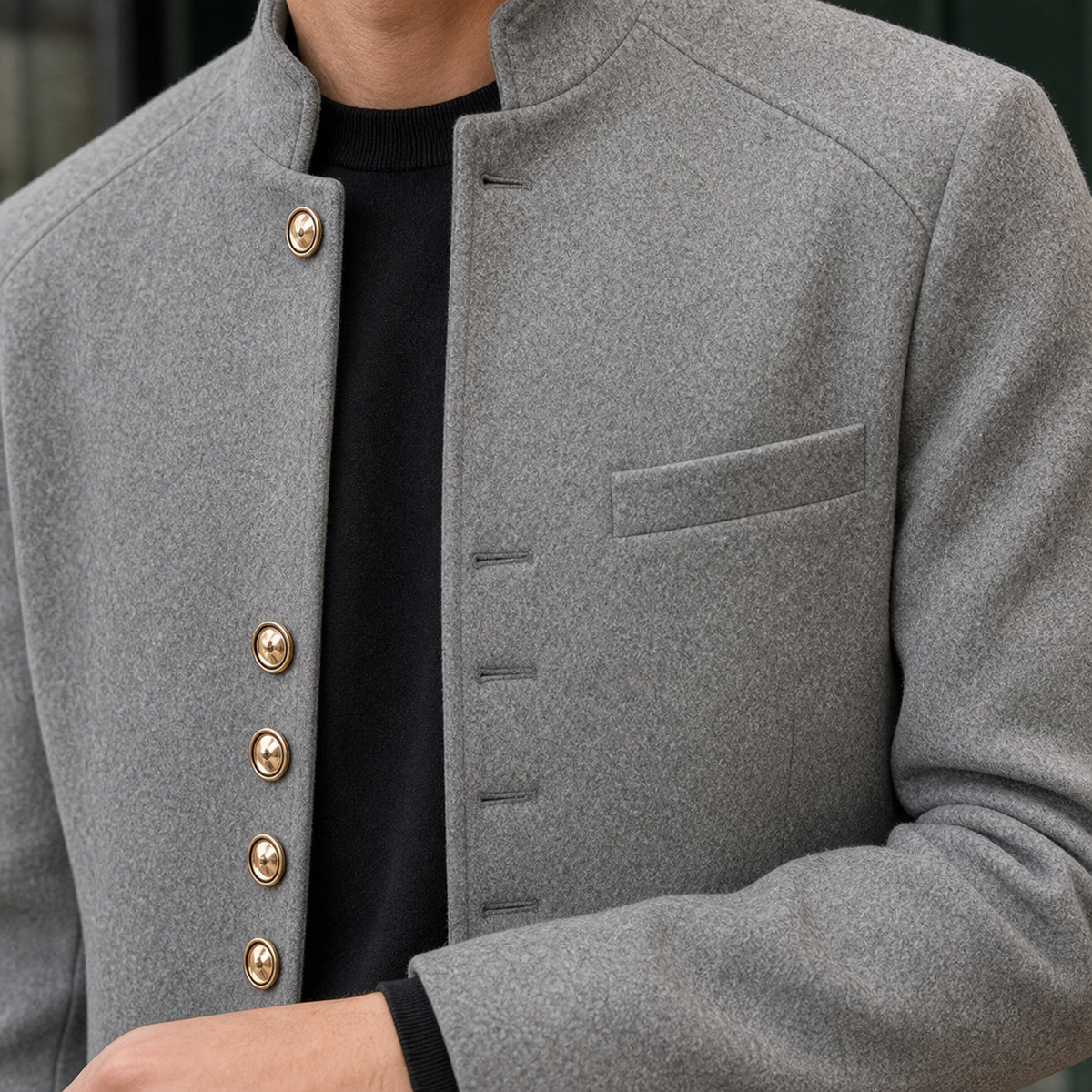 Audric Stand Collar Jacket