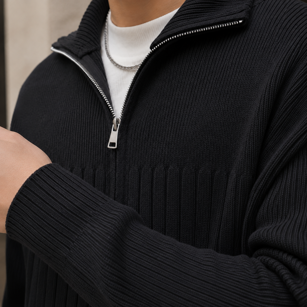 Theo-Reid Ribbed Jacket