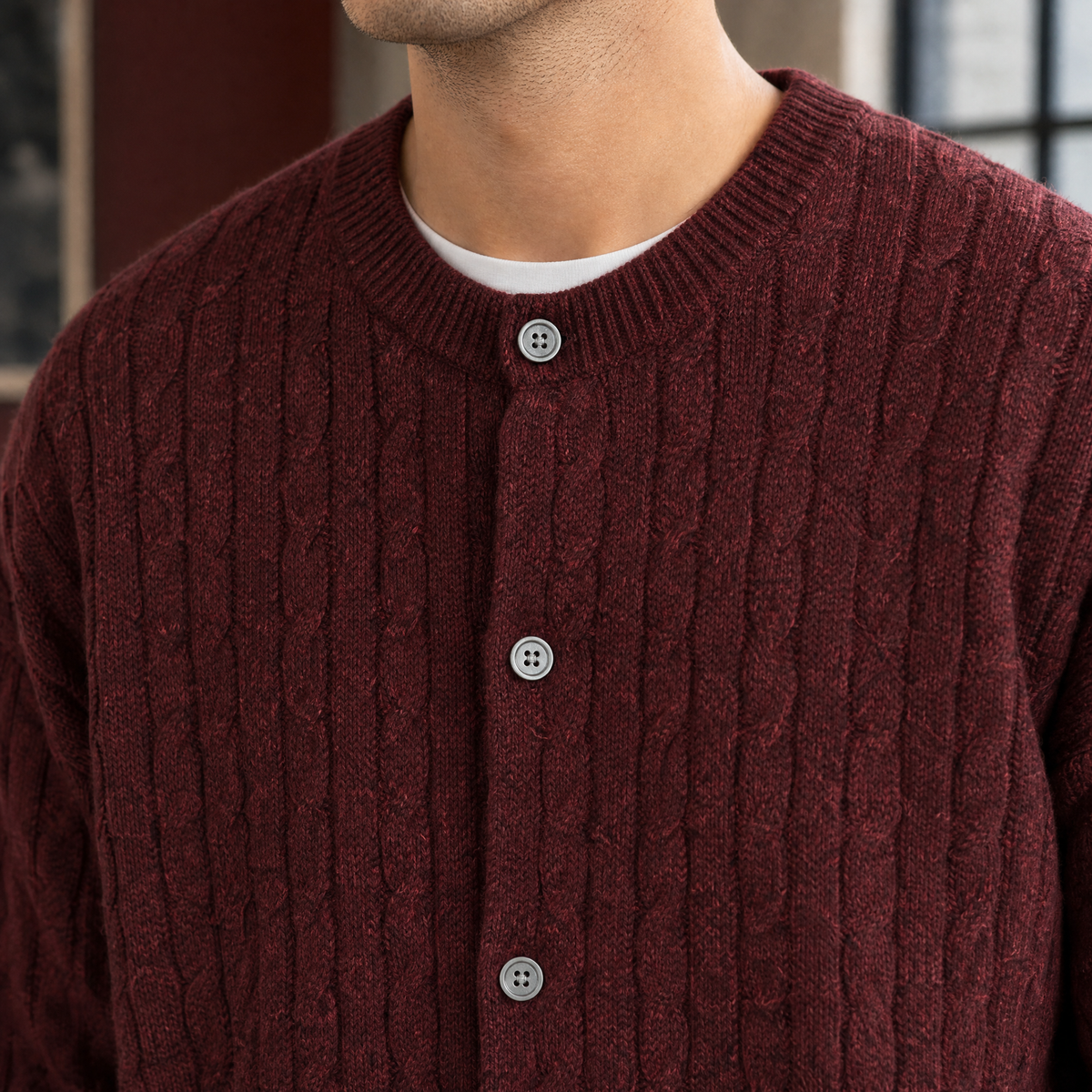Jayden-Tate Cable Cardigan