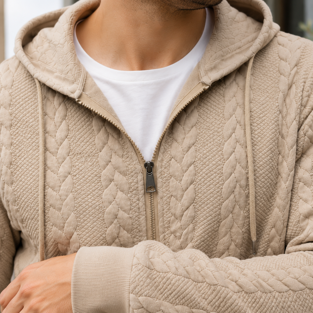 Gideon Textured Hoodie