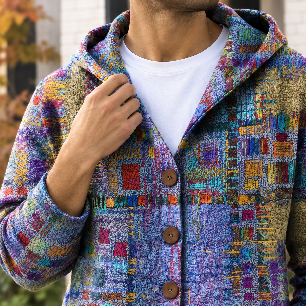 Florian Hooded Cardigan