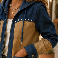 Bianca-Sage Patchwork Jacket